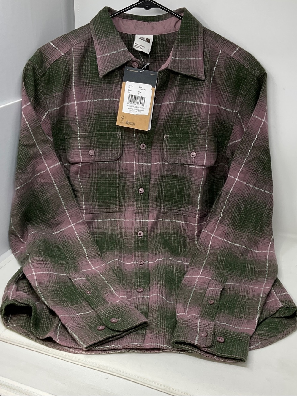 The North Face Arroyo Long Sleeve Plaid Button-Down Flannel Shirt